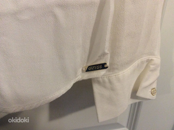Guess новая белая блузка р.M (фото #4)