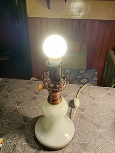 Laua lamp VANAAEGNE vasest korpusega käsitöö. (6 foto / 8)