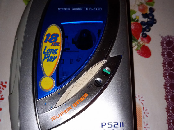 Kassett pleier"AIWA" PS 211 Super bass. Patareidega.