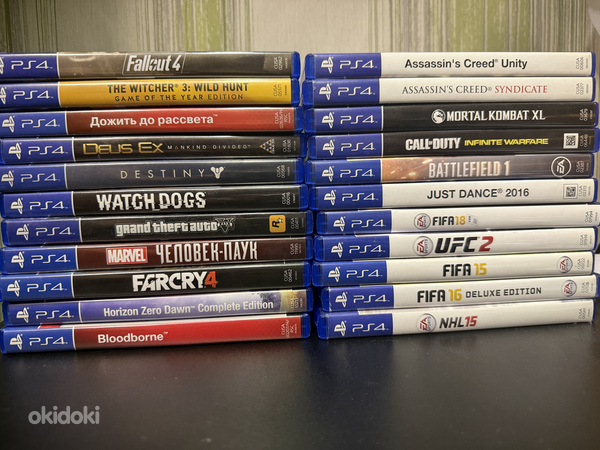 Игры для PS 4 (цены игр в описании)
