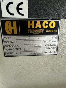 Metalli giljotiin HACO TS 3012 (4 foto / 4)