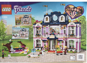 LEGO Friends. Grand Hotel Heartlake City (1 foto / 3)