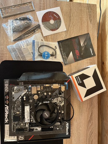Peaaegu uus arvutikomplekt: ASRock B450M | Athlon 3000G | 8G