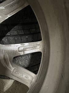 Оригинальные диски Audi 19” + шины MS 255/40/19 (4 фото из 7)