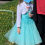 Красивое регулируемое платье для девочки 7-10 лет (фото #1)