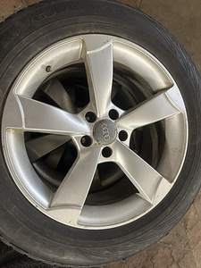 Audi оригинальные диски + шины 5x112 R18 (1 фото из 4)