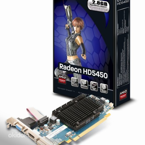 SAPPHIRE Radeon HD5450 1 GB DDR3 + 6GB DDR2 RAM