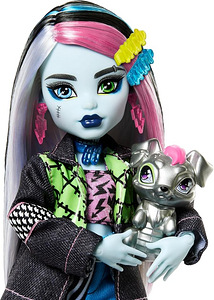 Monster High Frankie Stein Doll in Denim Jacket and Shorts (2 foto / 4)