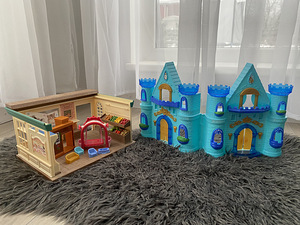 Laste mänguasjad, mängumajad, raudtee, Barbie kaarik, raamat (5 foto / 10)