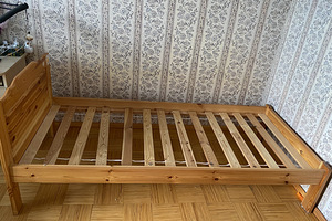 Müüa täispuidust voodiraam (1 foto / 1)