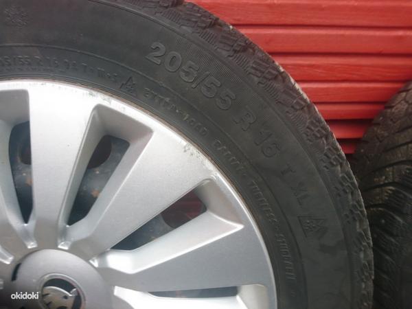 Skoda/Audi стальные диски 16 шин (фото #1)