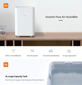 Xiaomi Smartmi Humidifier 2 nutikas õhuniisuti uus, pakendis (2 foto / 3)