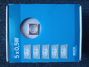 Uus LED-valgustite komplekt (5 tk) (1 foto / 3)