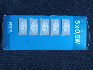 Uus LED-valgustite komplekt (5 tk) (2 foto / 3)