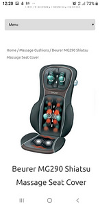 Shiatsu massaaži istmekate Beurer MG254 (2 foto / 2)