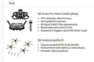 DJI Avata Pro-View Combo дрон (1 фото из 1)