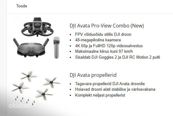 DJI Avata Pro-View Combo дрон