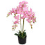 Искусственный цветок орхидея в горшке 75 см, розовый (фото #1)