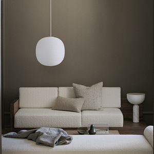 Taani disain! Minimalistlik opaalklaasist laelamp Lantern (6 foto / 7)
