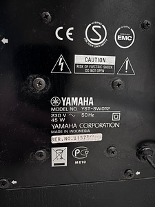 Yamaha 5.1 NS-50F NS-E55 NS-C55 YST-SW012 (4 foto / 7)