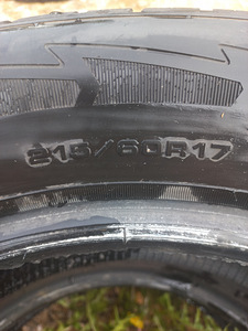 Летние шины/ламели R17/60/216 Goodyear Ultragrip (2 фото из 5)