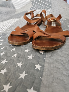 Кожаные женские босоножки. Sandals. (5 фото из 5)