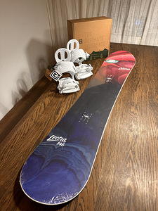 Uus lumelaua komplekt Nitro Lectra 146cm + klambrid (1 foto / 9)