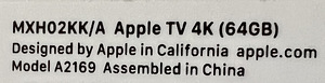 Apple TV 4K 64 ГБ (3 фото из 3)