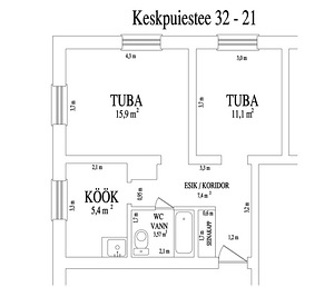 Keskpuiestee 32, Kiviõli, Lüganuse vald, Ida-Virumaa (22 foto / 22)