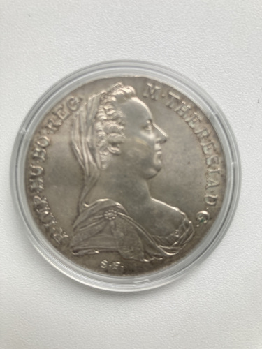 833 hõbe Austria Maria Theresa taaler, restrike