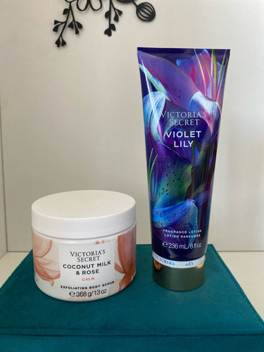 Victoria's Secret Violet Lily ja Coconut Milk Rose komplekt