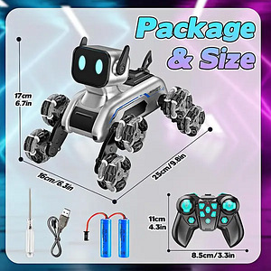 Robot-koer (Stunt Eight-Wheel Robot Dog)