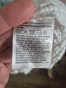 Платье белое 100%cotton M-L (2 фото из 2)