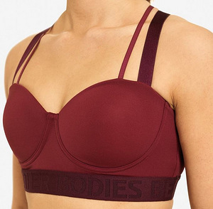 UUS, Better bodies Waverly Sports Bra,Sangria Red, S (3 foto / 8)