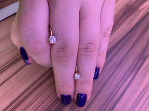 Золотые серьги 585 (4 фото из 5)