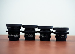 Canon nFD set "cine" (20, 24, 35, 50) Ef mount conversion (3 foto / 4)