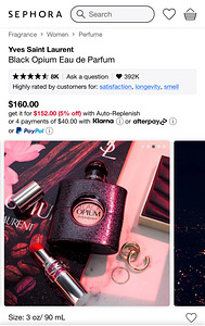 Ysl black opium eau de parfum 90ml naistele. (5 foto / 5)