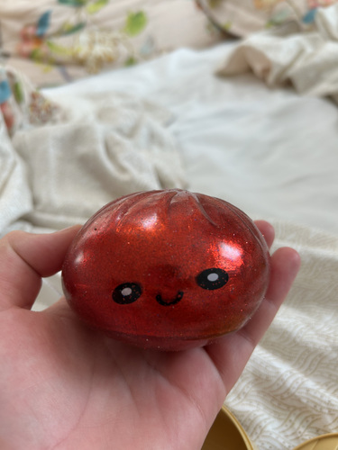 Glitter dumpling squishie