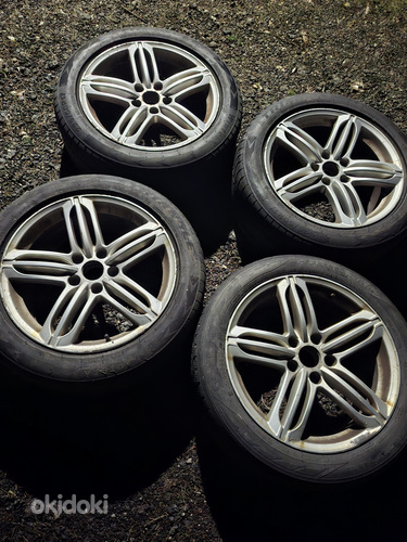 5X112 17" литые диски Audi VW с шинами