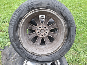 Оригинальные литые диски Toyota Avensis 06 года 5x100 с шина (5 фото из 5)