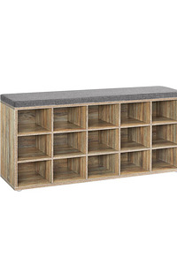 Jalatsiriiul istmega 30 x 105 x 48 cm pruun (1 foto / 2)