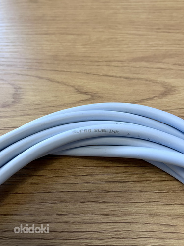 Соединительный кабель Supra SUBLINK 1RCA-1RCA BLUE (фото #3)