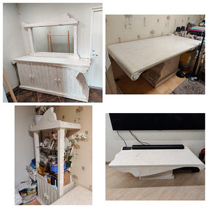 Käsitsi valmistatud Itaalia mööbli komplekt (1 foto / 9)