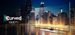 SAMSUNG TV (UHD, 4K, 65" Curved, 3D, + SOUNDBAR) +SUBWOOFER (10 foto / 10)