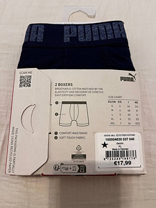 Meeste aluspüksid/boxerid Puma XL (2 foto / 3)