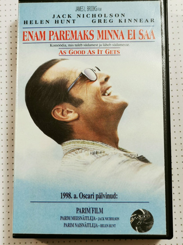 Enam paremaks minna ei saa - As Good as It Gets (1997) VHS