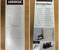 Logoclic põrandaliistude kinnitusklambrid 30 tk.