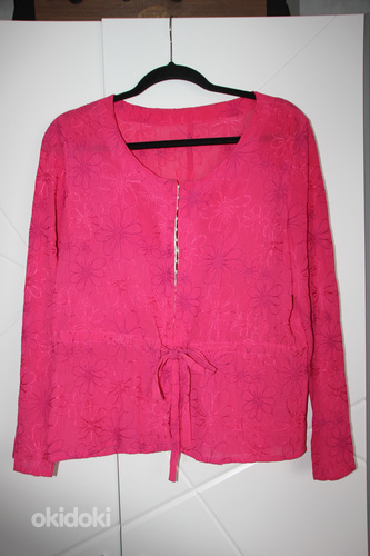 Розовая блузка р. М (фото #1)