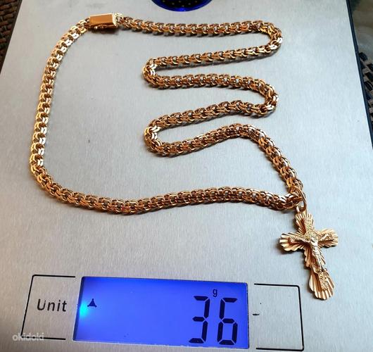 Kuldkett ristiga 36 grammi (foto #1)