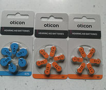Батарейки для ушного аппарата 3 комплекта